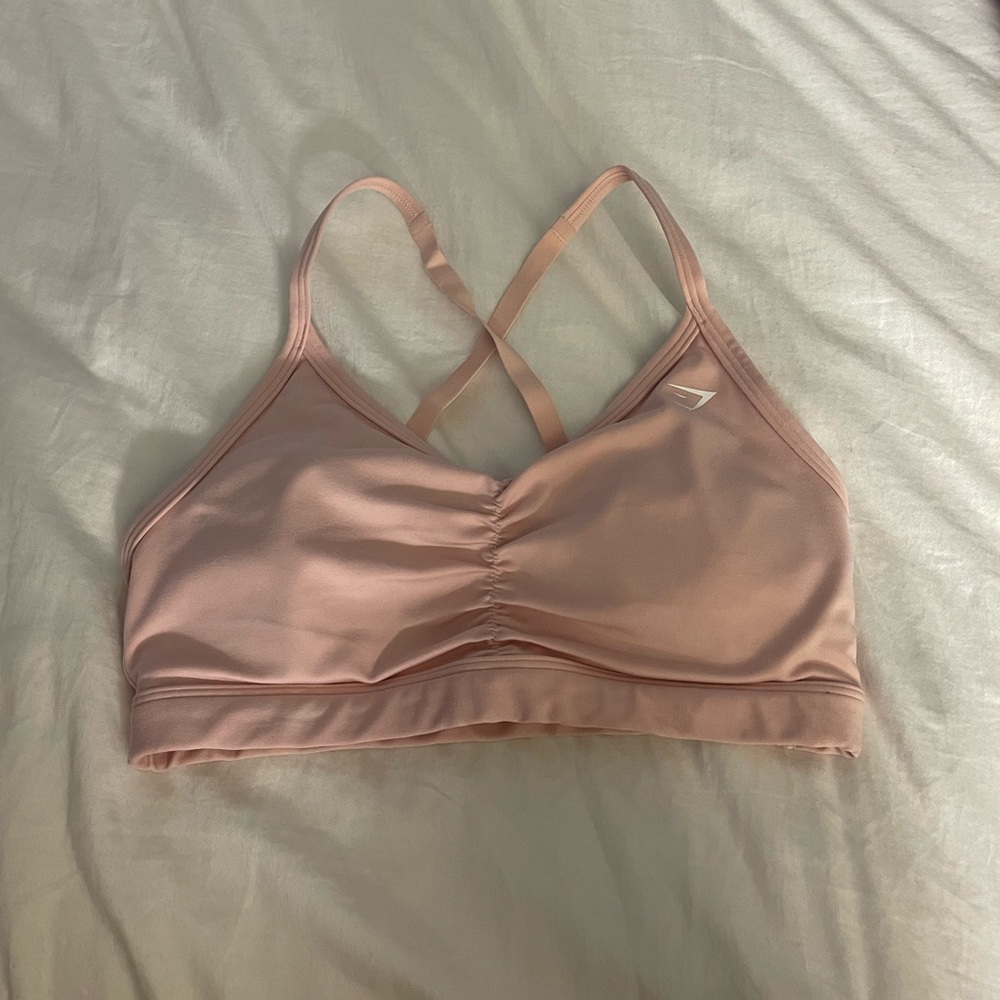 gymshark runched sports bra